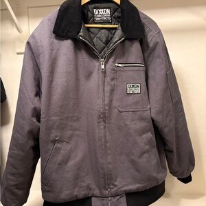 DIXXON Men's Charcoal and Black Chore Coat